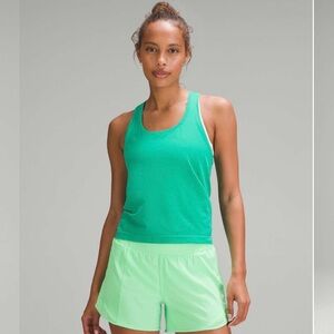 LULULEMON Swiftly Tech Racerback Tank - race length - size 6 - kelly green